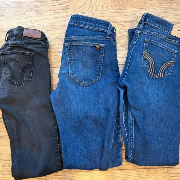 High-Rise Hollister & Joe's Skinny Jeans Bundle | Size 1R/25W (3 items) - Picture 3 of 4